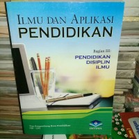 Image of Ilmu Aplikasi Pendidikan